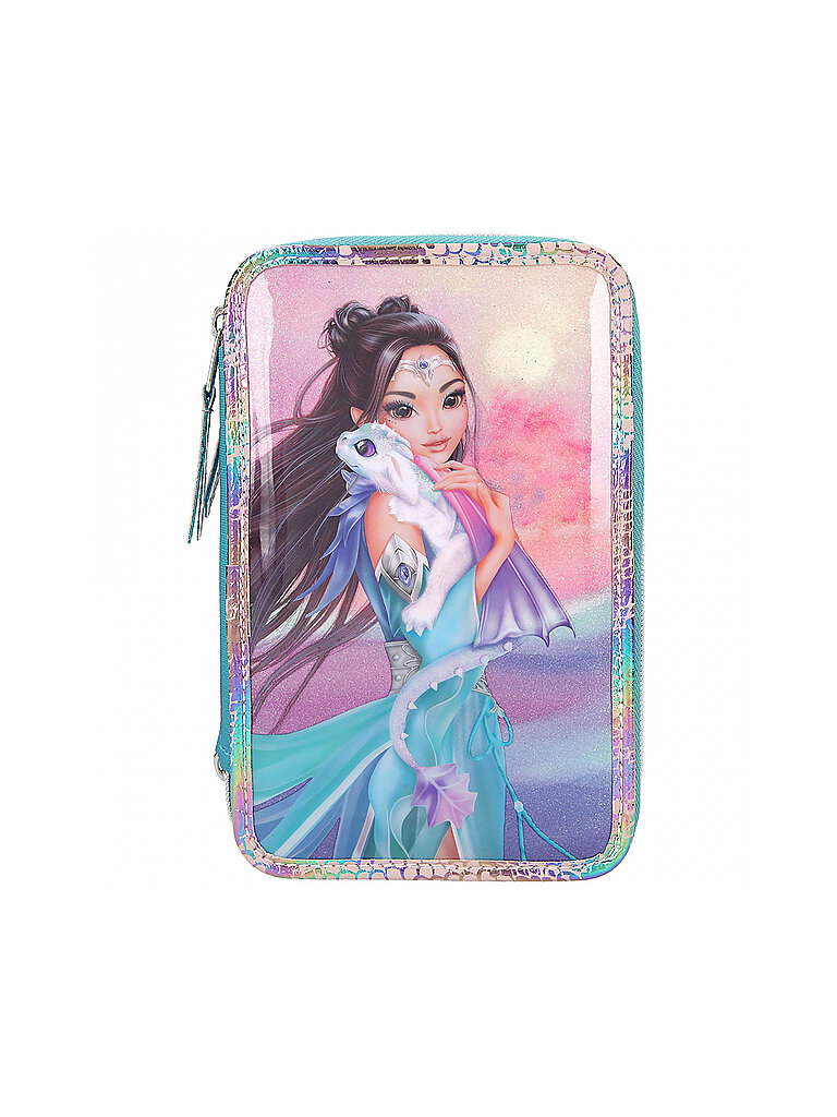 TOP MODEL 3-Fach Federtasche DRAGON LOVE